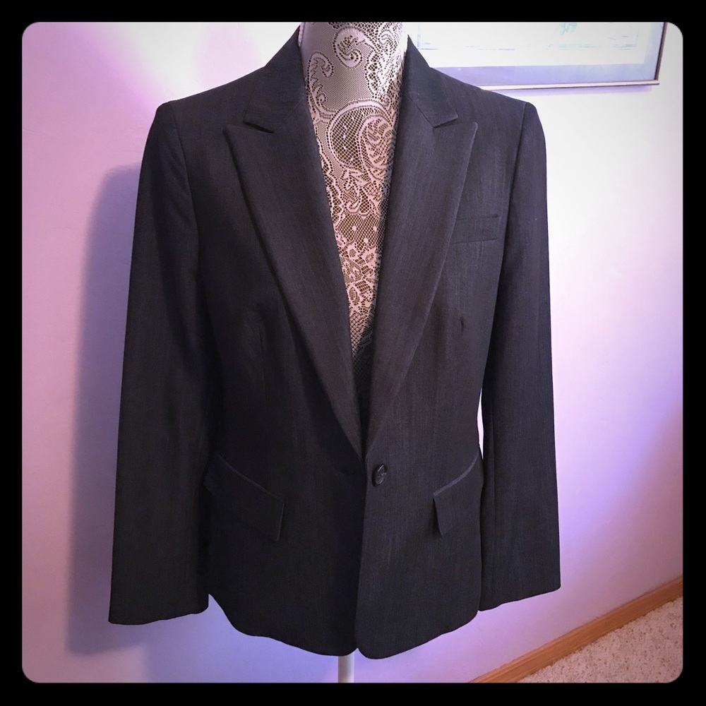 Jones New York blazer NWT 8 Denim color blue/blk